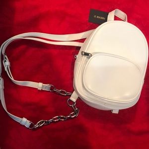Forever 21 White Mini Backpack